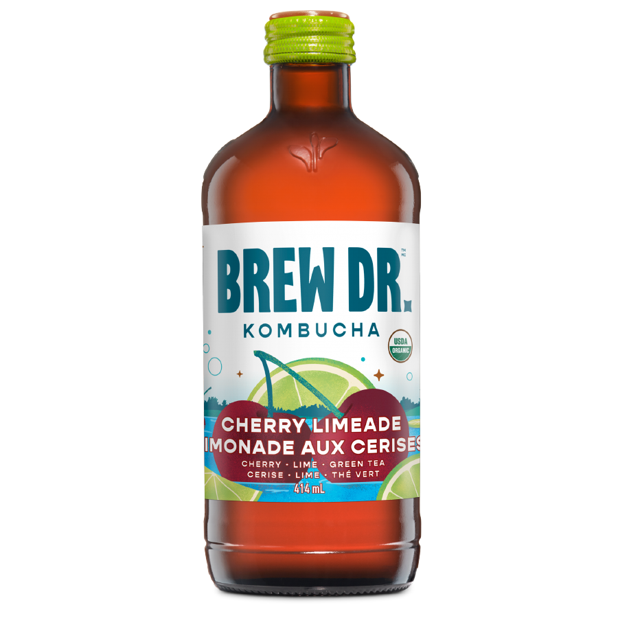 Brew Dr. Kombucha - CHERRY LIMEADE (12 x 414 mL)