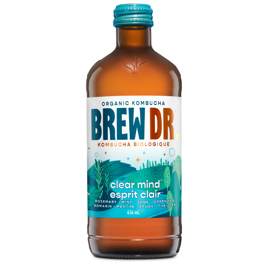 Brew Dr. Kombucha - CLEAR MIND (12 x 414 mL)
