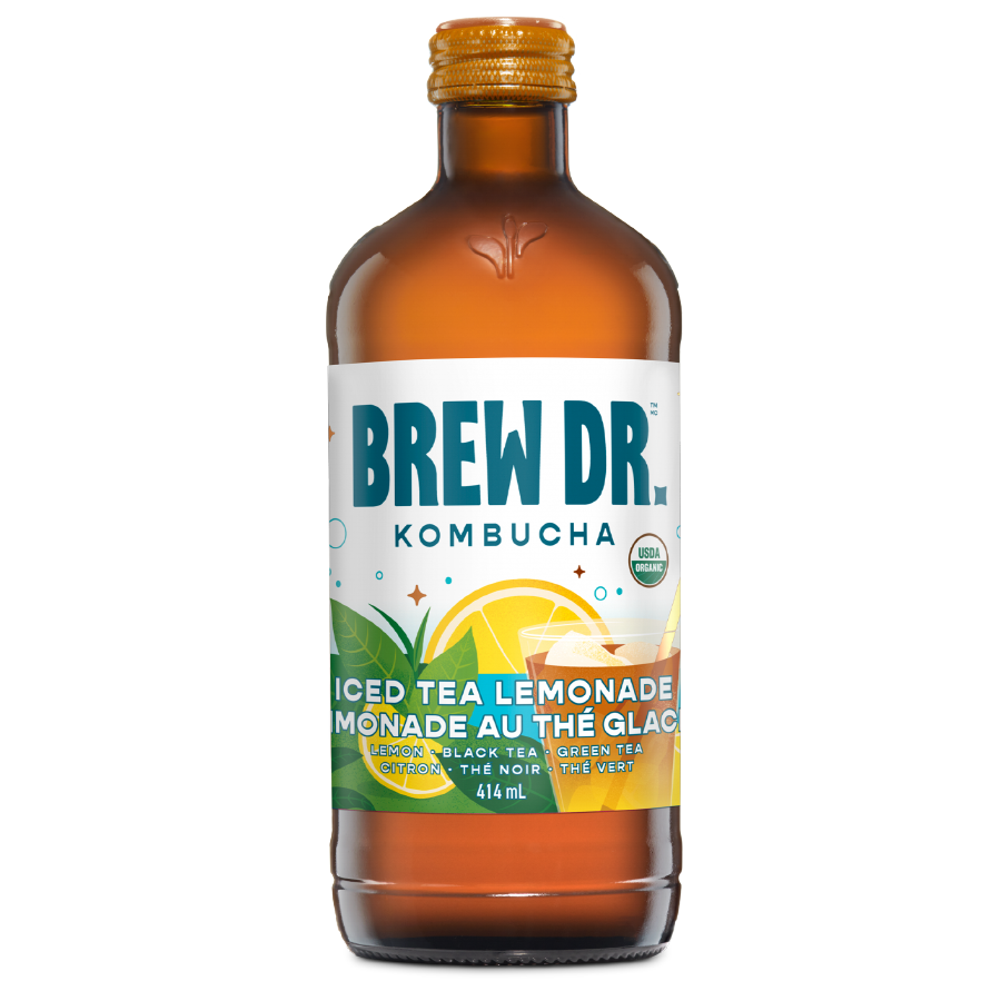 Brew Dr. Kombucha - ICED TEA LEMONADE (12 x 414 mL)
