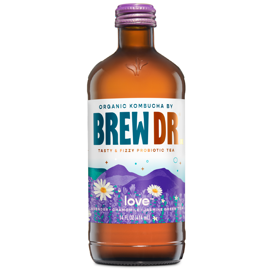 Brew Dr. Kombucha - LOVE (12 x 414 mL)